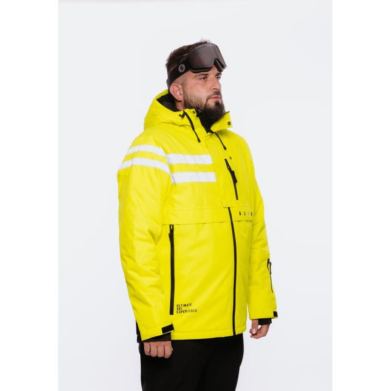 Pánska lyžiarska bunda AUTHORITY SJ-ATENTION neon green 3