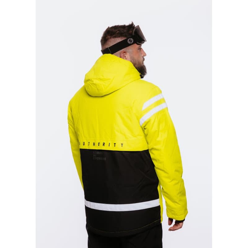 Pánska lyžiarska bunda AUTHORITY SJ-ATENTION neon green 5