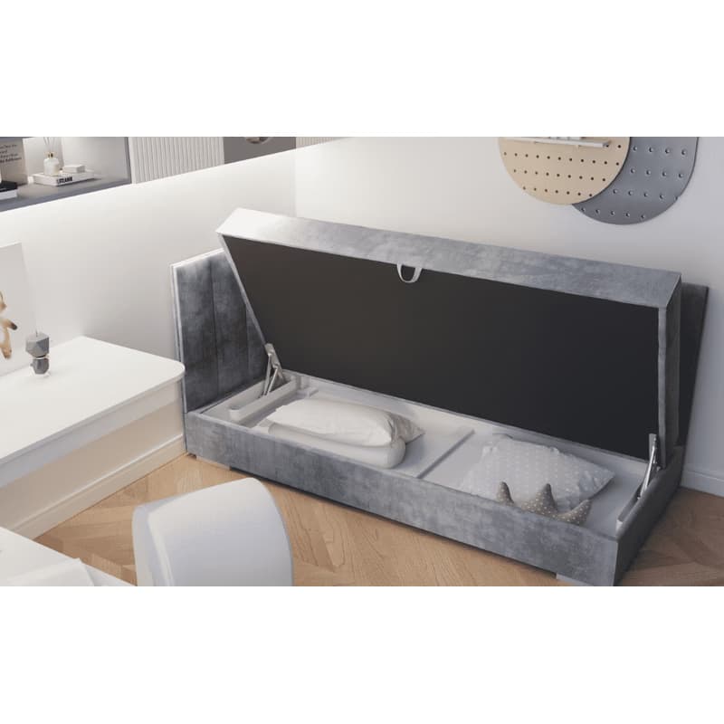 ArtBed Detská posteľ COIMBRA III | modrá 90 x 200 cm Prevedenie: pravé 3