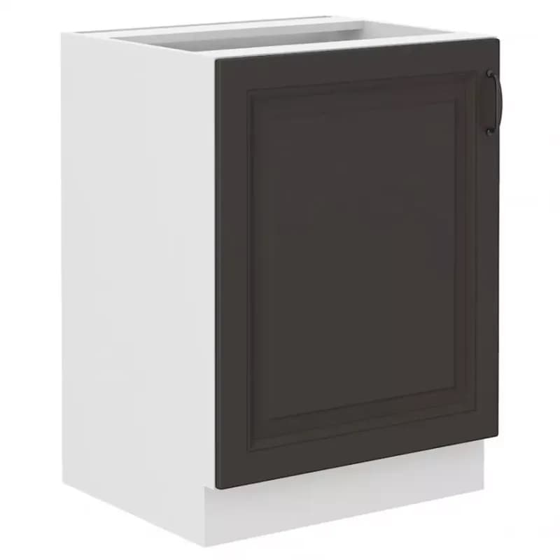 Kuchynská skrinka STILO grafit mat/biely 60d 1f bb 1