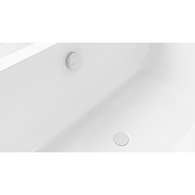 POLYSAN - MARBLE vaňová súprava s bovdenom, dĺžka 800, biela 11042.10 3
