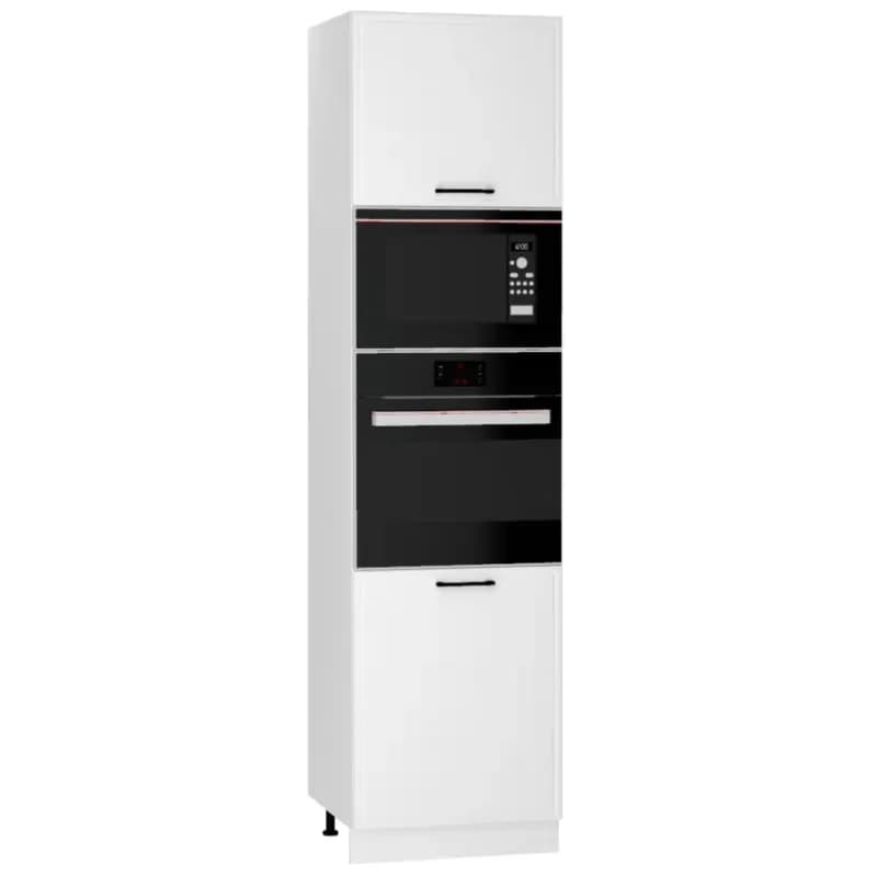 Kuchynská skrinka Emily D60PK MV 2133 PL biely hrášok mat 1