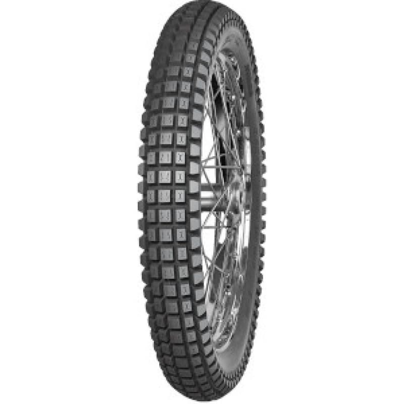 Mitas E-05 ( 3.50-18 TT 62S zadné koleso, M+S označenie, predné koleso ) 1