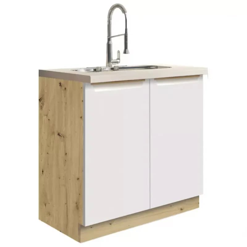 Skrinka do kuchyne Glamour12d White 1
