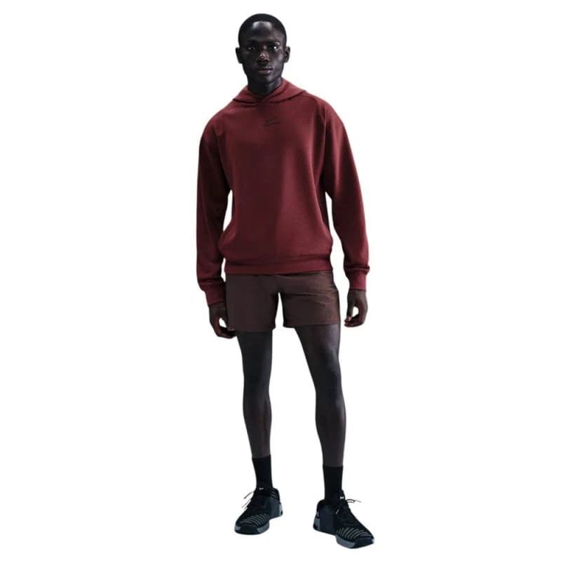 Pánska tréningová mikina s kapucňou NIKE PRO M NP DF NPT MIDLAYER HOODIE DARK TEAM RED BLACK 2