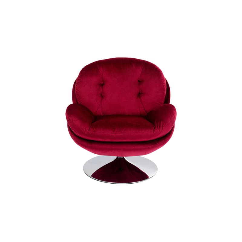 Swivel kreslo bordové