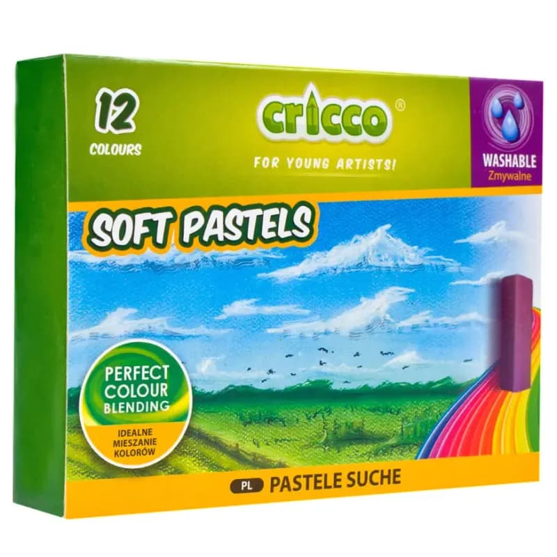 Suchý pastel Cricco kpl. 12-farieb