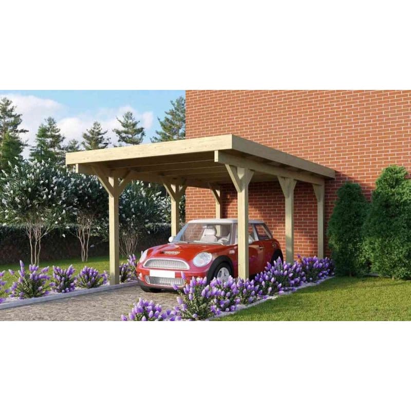 Drevený prístrešok / carport CLASSIC 1A Lanitplast 1