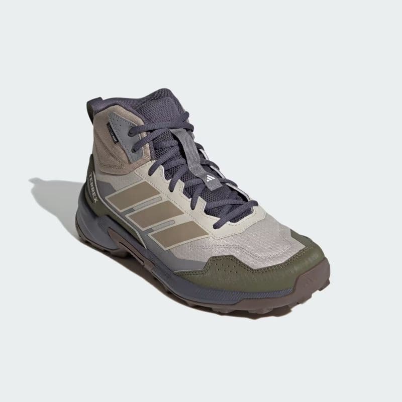 Pánska členková turistická obuv ADIDAS Terrex Eastrail 3 Mid CP M beige blanch cargo olive strata 3