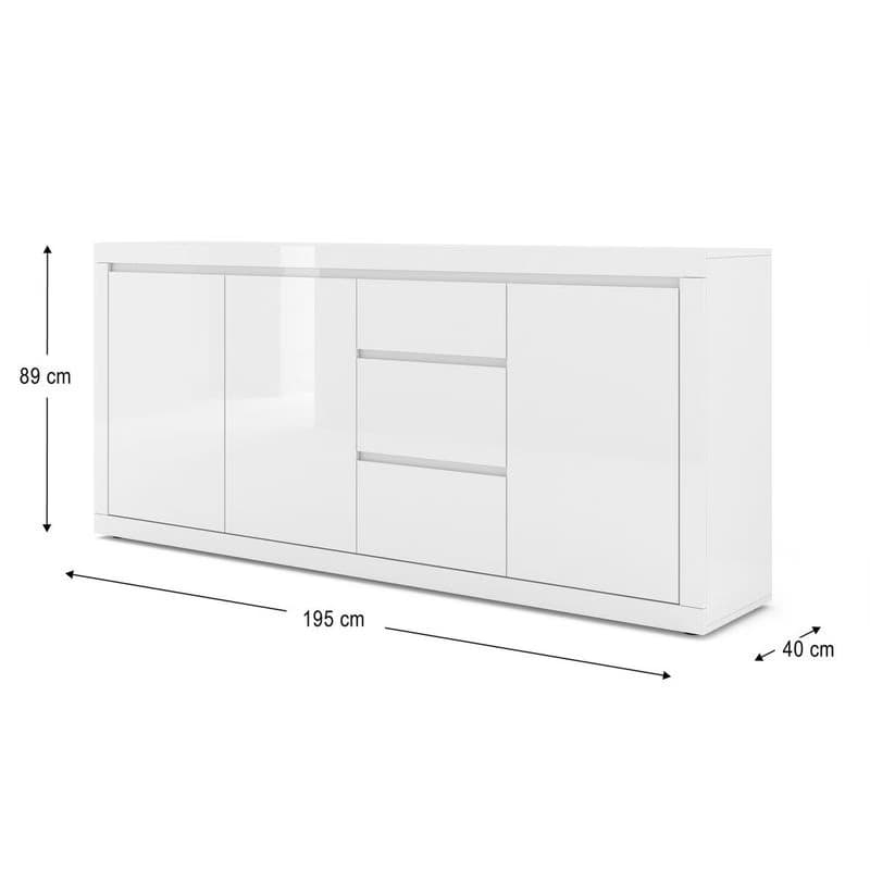 ArtBm Komoda BELLO BIANCO 4 6