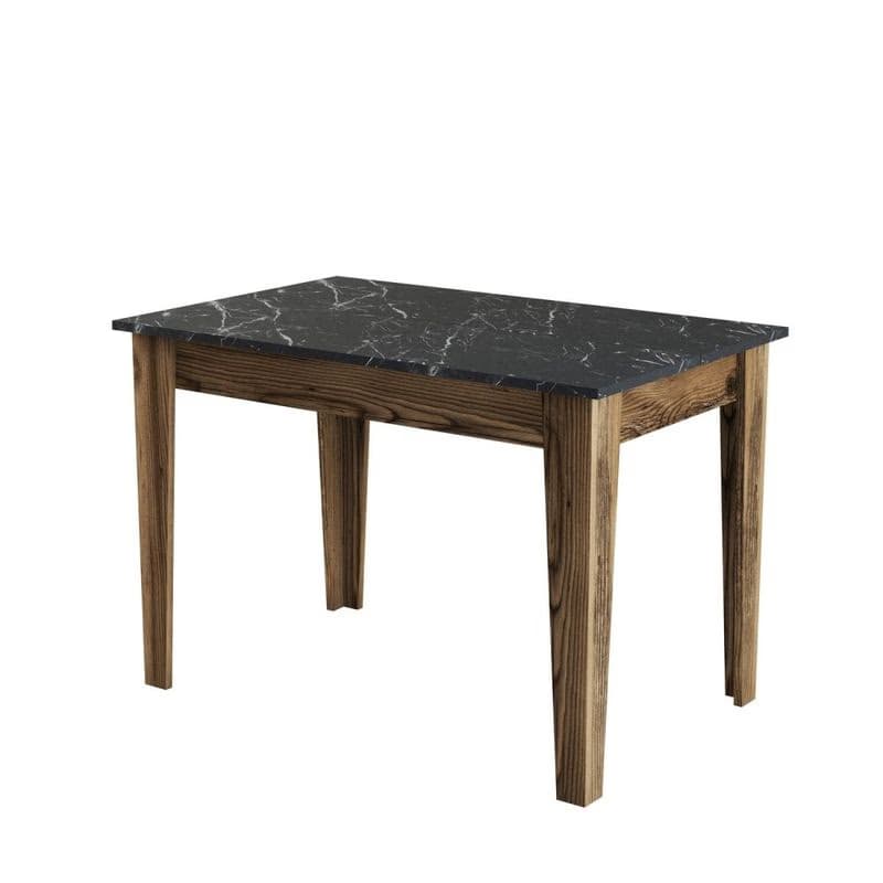 Kuchynský stôl Kiev 509 - Walnut, Black 2