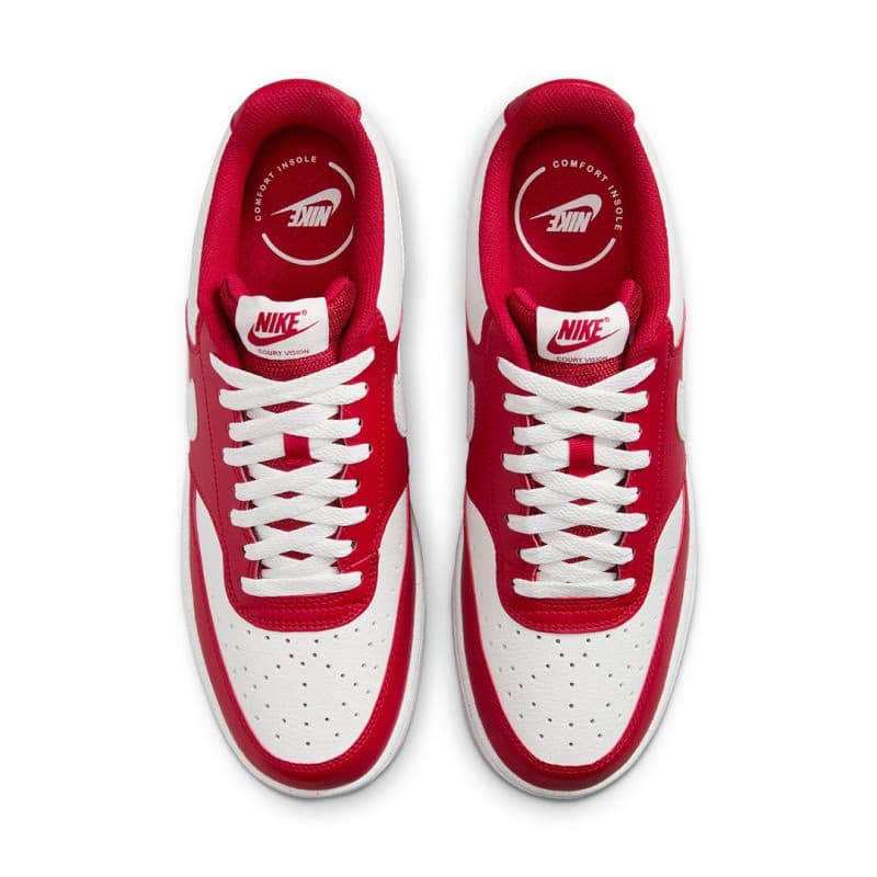 Pánska rekreačná obuv NIKE Court Vision Low M gym red summit white 4
