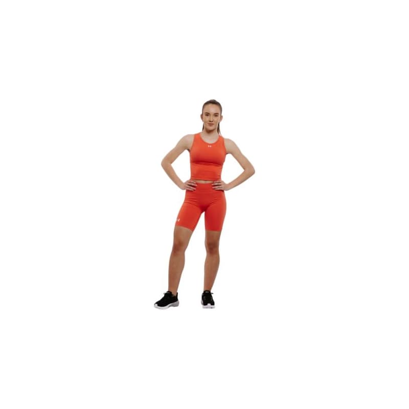 Dámske tréningové kraťasy UNDER ARMOUR UA Train Seamless Short-PNK 1