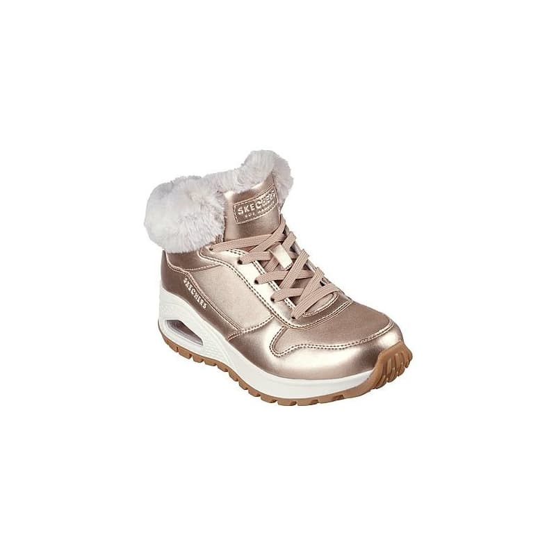 Dámske členkové zimné topánky SKECHERS Uno Rugged Cool Nova rose gold 1