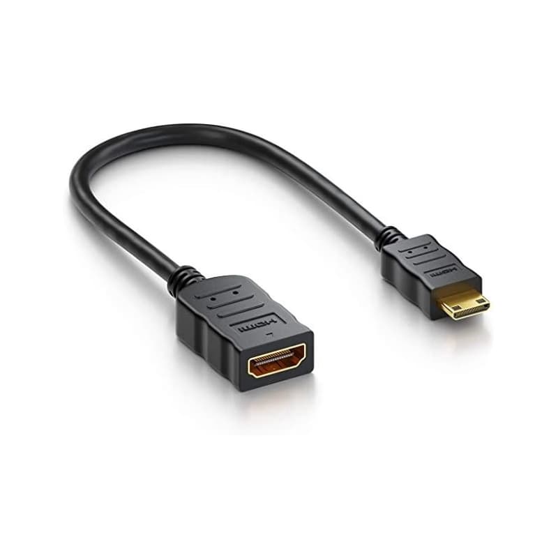 PremiumCord Flexi adaptér HDMI Typ A samica - mini HDMI Typ C samec pre ohybné zapojenie 1