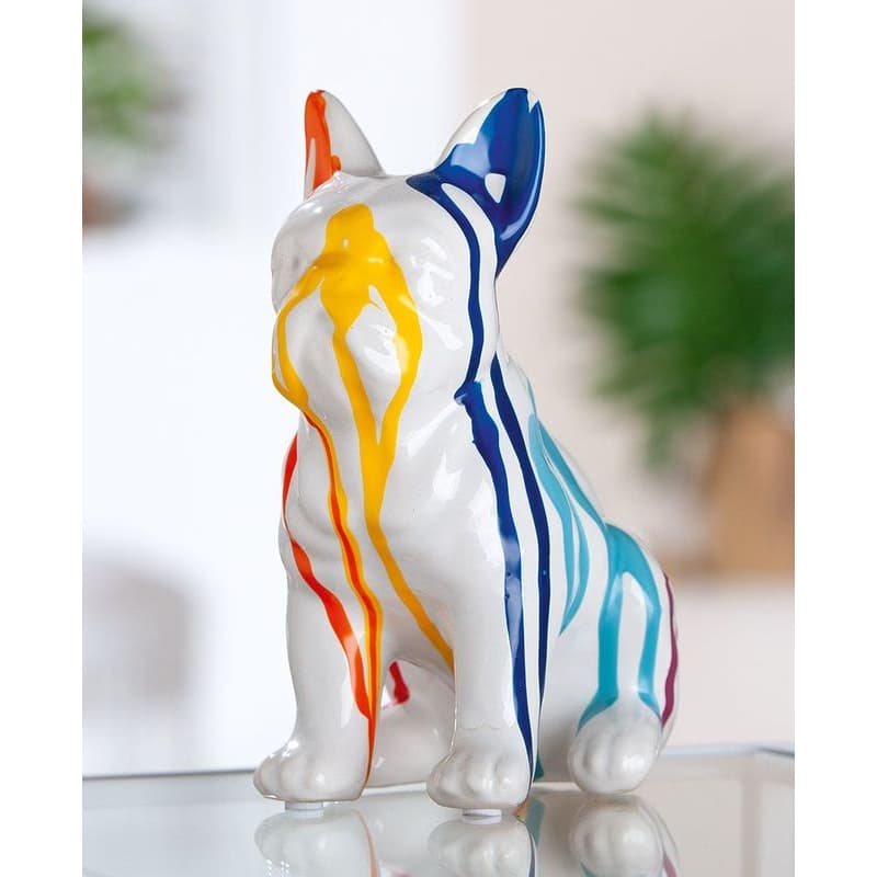 Keramická figúrka buldoga "Colori" 1