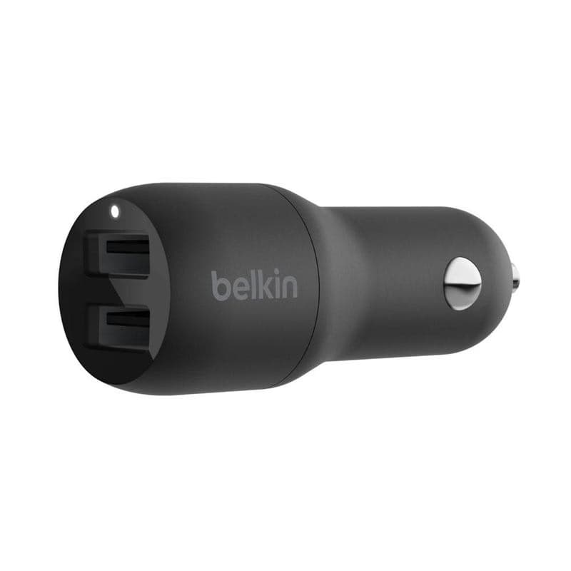 Belkin BOOST CHARGE™ 24W Duálna USB-A nabíjačka do auta, čierna 1
