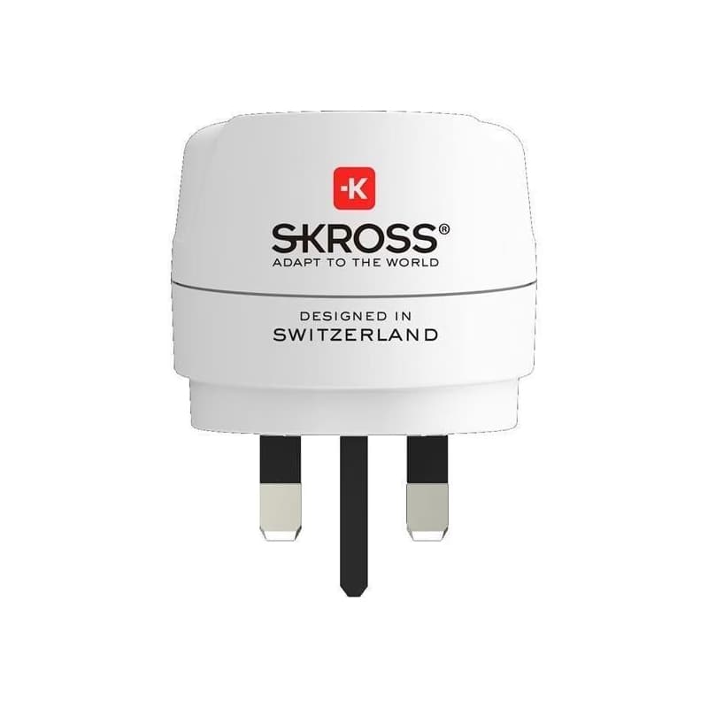 SKROSS cestovný adaptér UK pre použitie vo Veľkej Británii, typ G 3
