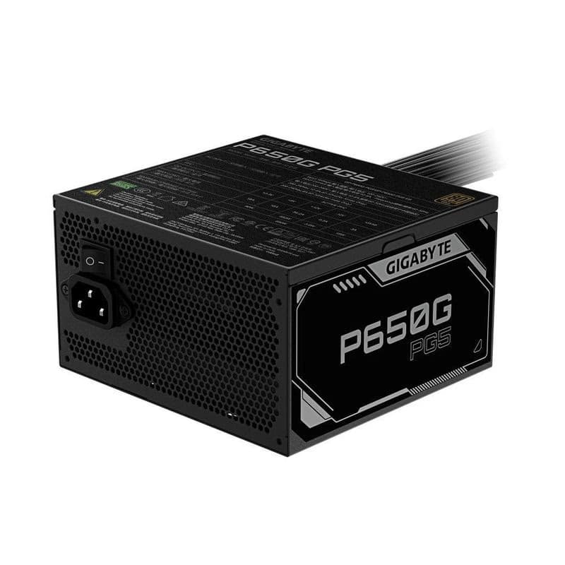 GIGABYTE zdroj P650G PG5, 650W, 120mm, 80 Plus Gold, ATX 3.1 3