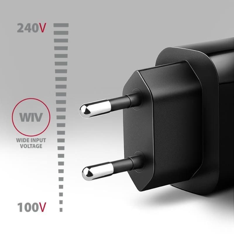 AXAGON ACU-QC18, Nabíjačka do siete 18W, 1x port USB-A, QC3.0/AFC/Apple, čierna 3