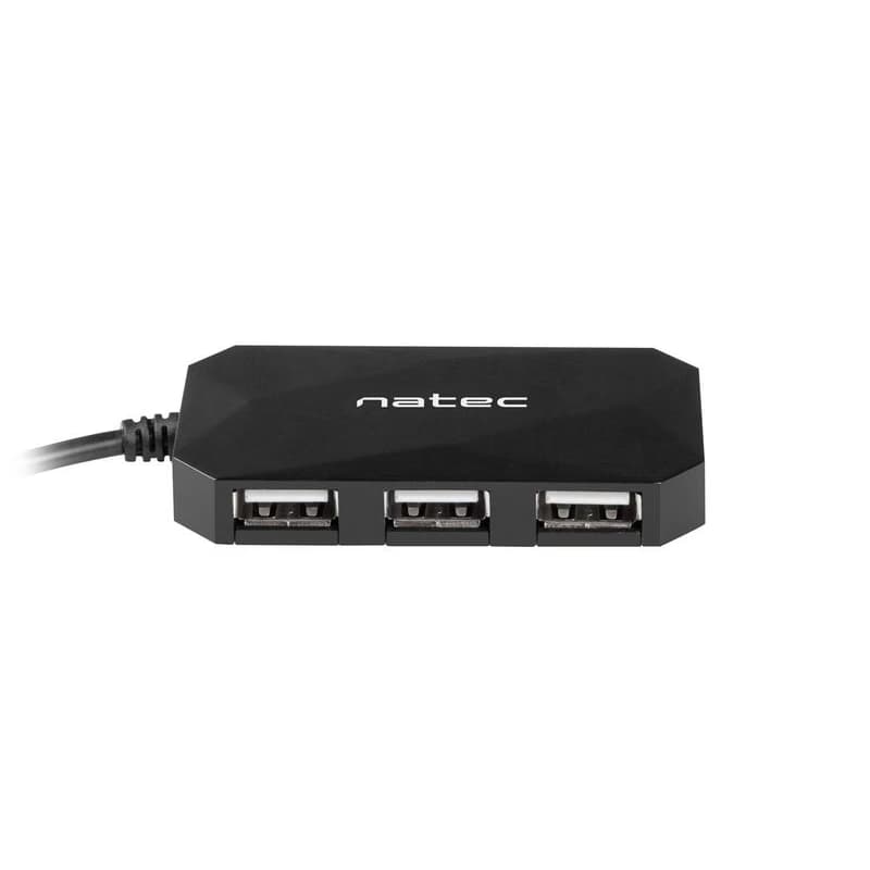 Natec Locust rozbočovač 4x USB 2.0 HUB, čierny 2