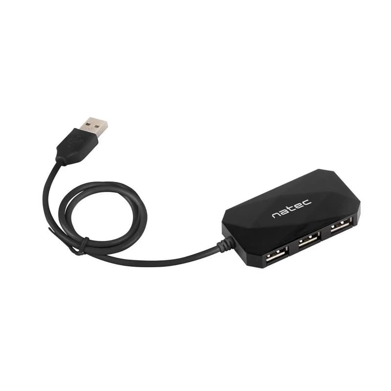 Natec Locust rozbočovač 4x USB 2.0 HUB, čierny 3
