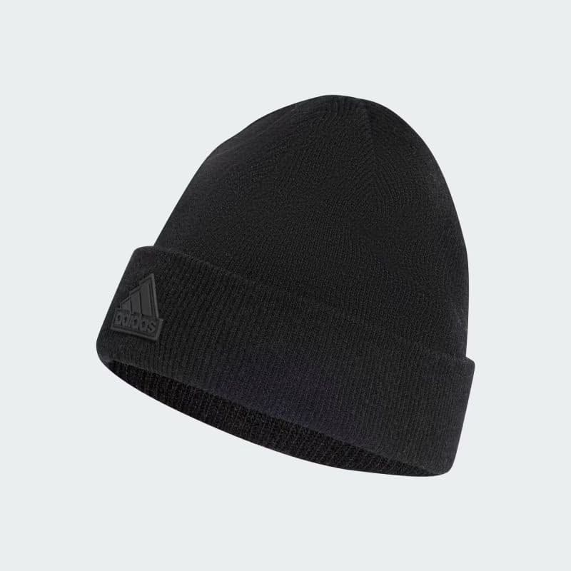 Juniorská zimná čiapka ADIDAS TEC BEA CUF C.R BLACK BLACK 2