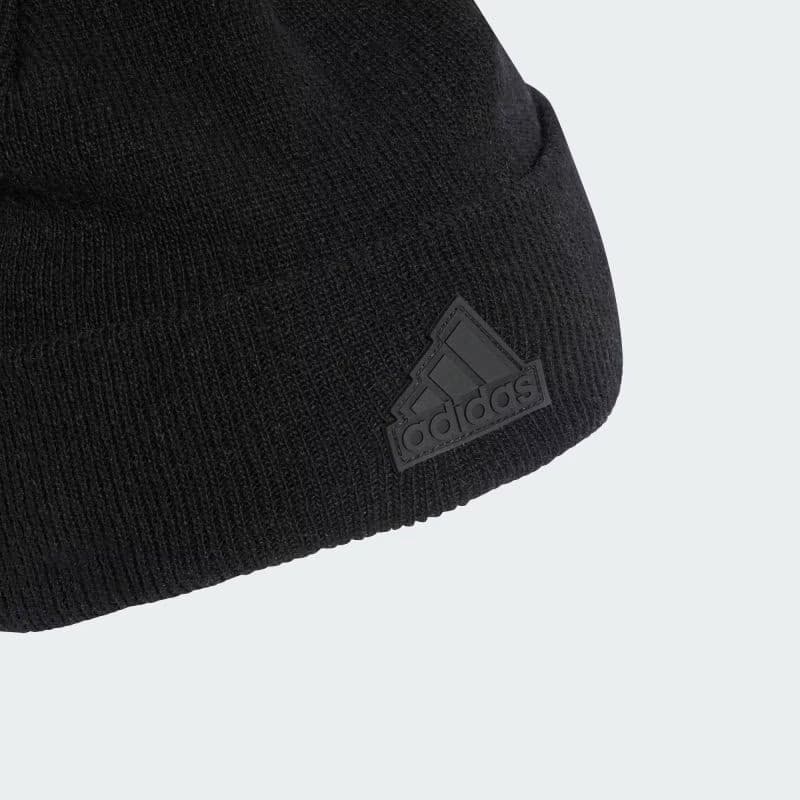 Juniorská zimná čiapka ADIDAS TEC BEA CUF C.R BLACK BLACK 3