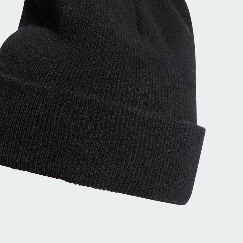 Juniorská zimná čiapka ADIDAS TEC BEA CUF C.R BLACK BLACK 4