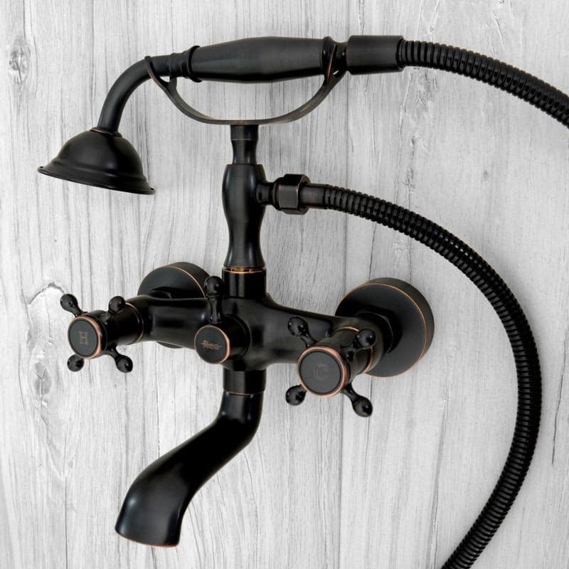 REA - Vaňová batéria 150mm Retro Old čierna REA-B0224 4