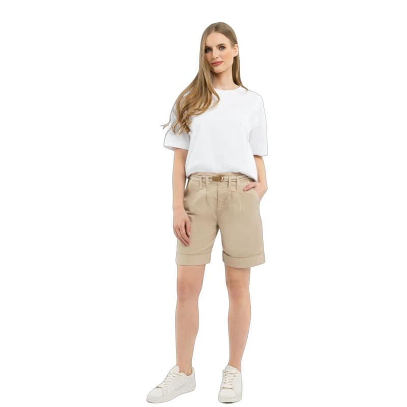 Dámske kraťasy VOLCANO P-FLORESA-101-BEIGE 3