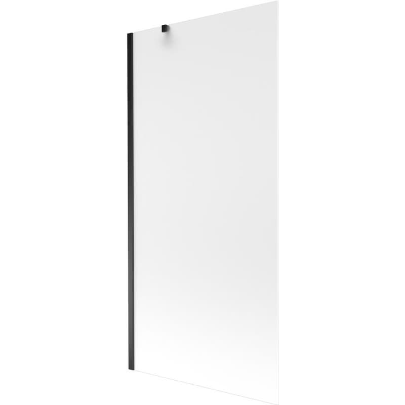 MEXEN/S - Next vaňová zástena FIX 90 x 150, mrazené sklo, čierna 895-090-000-00-30-70