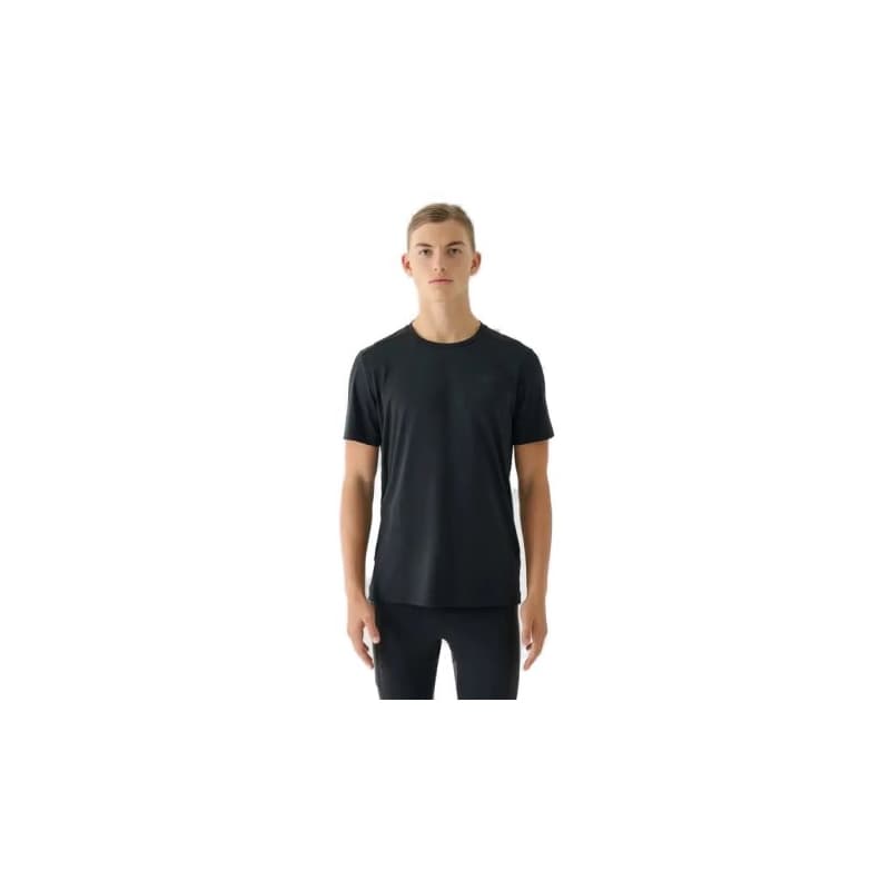 Pánske tréningové tričko s krátkym rukávom 4F TSHIRT FNK M1343-20S-DEEP BLACK