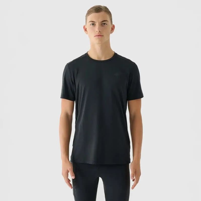 Pánske tréningové tričko s krátkym rukávom 4F TSHIRT FNK M1343-20S-DEEP BLACK 2