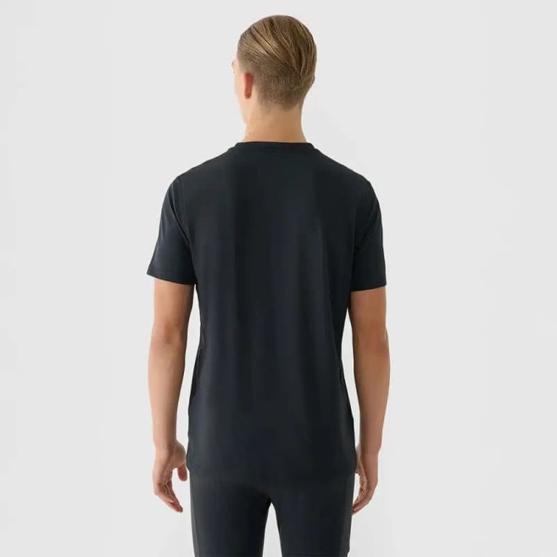Pánske tréningové tričko s krátkym rukávom 4F TSHIRT FNK M1343-20S-DEEP BLACK 4