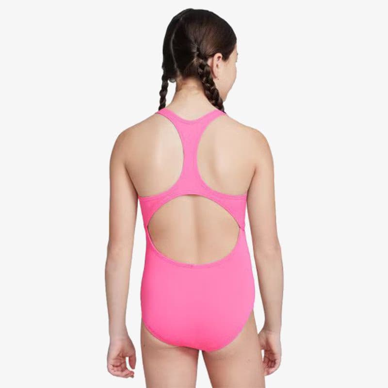 Dievčenské plavecké jednodielne plavky NIKE SWIM ESSENTIAL HYPER PINK-HYPER PINK 3