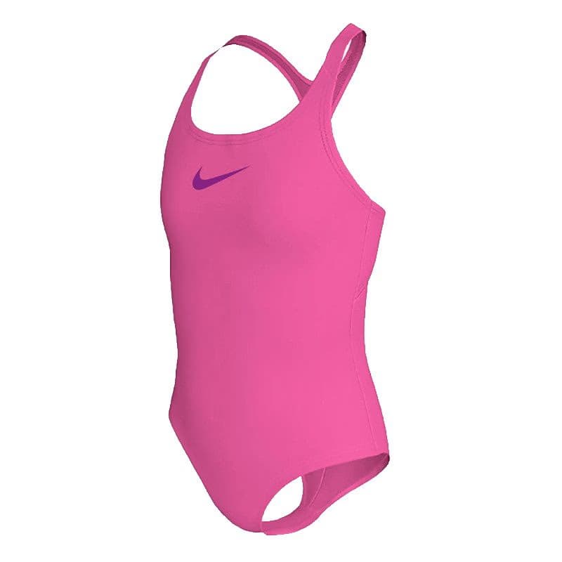 Dievčenské plavecké jednodielne plavky NIKE SWIM ESSENTIAL HYPER PINK-HYPER PINK 6