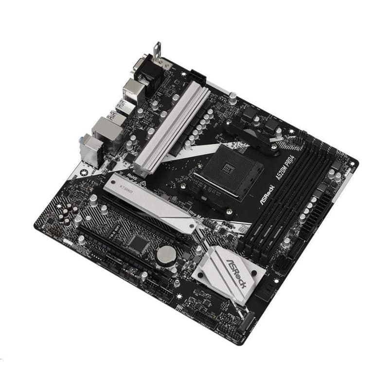 ASRock MB Sc AM4 A520 PRO4, AMD A520, 4xDDR4, HDMI, DP 2