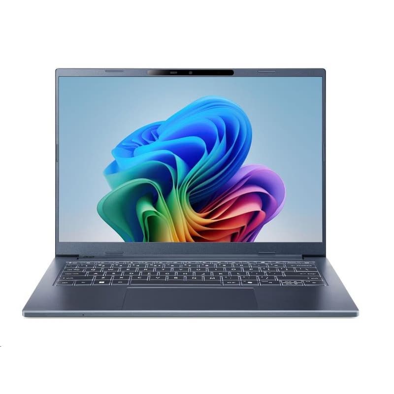 ACER NTB Aspire 14 AI (A14-11M-X6R7), X X1-26100 8C, 14" 1920x1200, 16GB, 512GB SSD, Adreno, W11 Home, Steam Blue 1