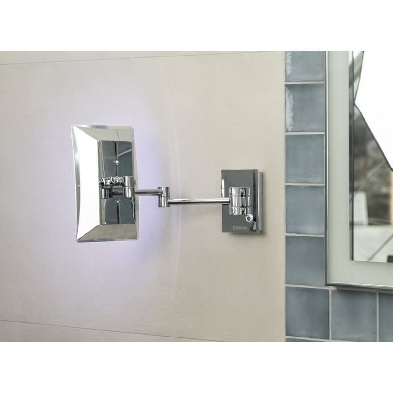 SAPHO - Závesné kozmetické zrkadlo LED, 160x240, chróm MW834 4