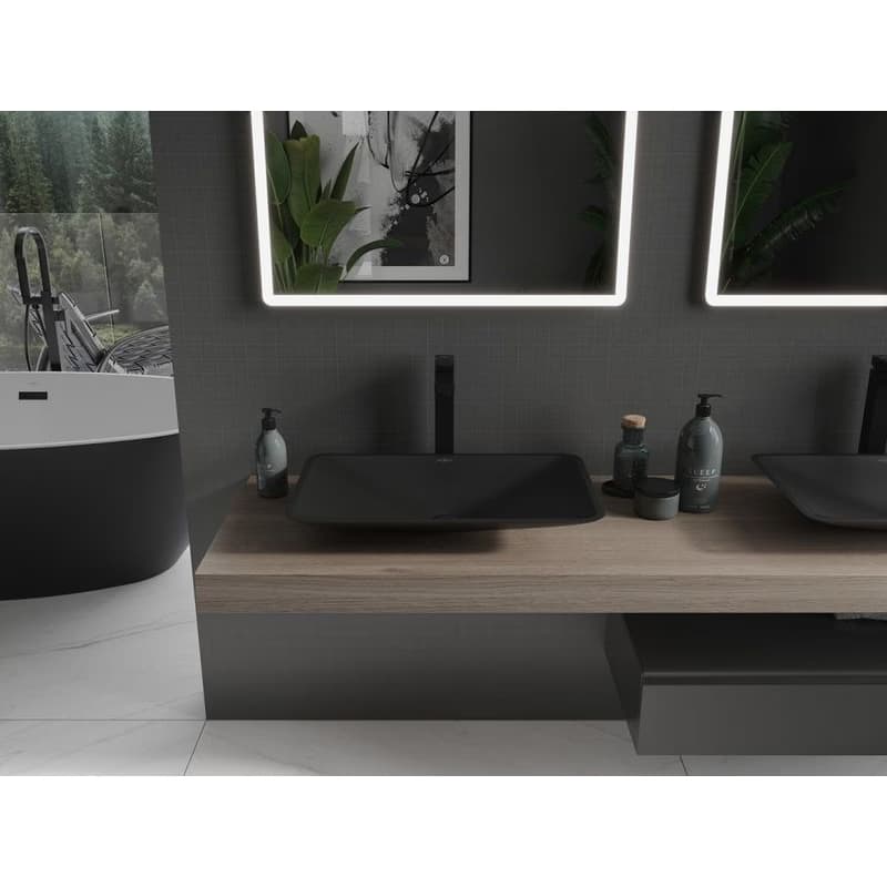 MEXEN - Esper umývadlo na dosku liaty mramor 60 x 38, čierna 23036071 3