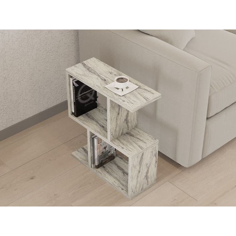 Príručný stolík / Odkladací stolík Zet - Freesia Marble 5