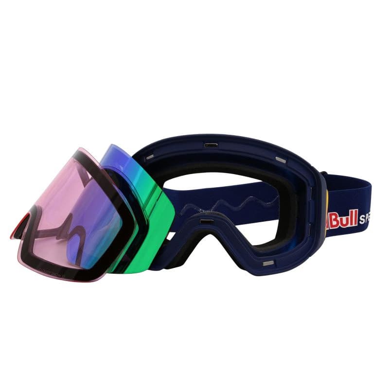 Lyžiarske okuliare RED BULL SPECT JAMM-07GR3, blue brown with green mirror 6