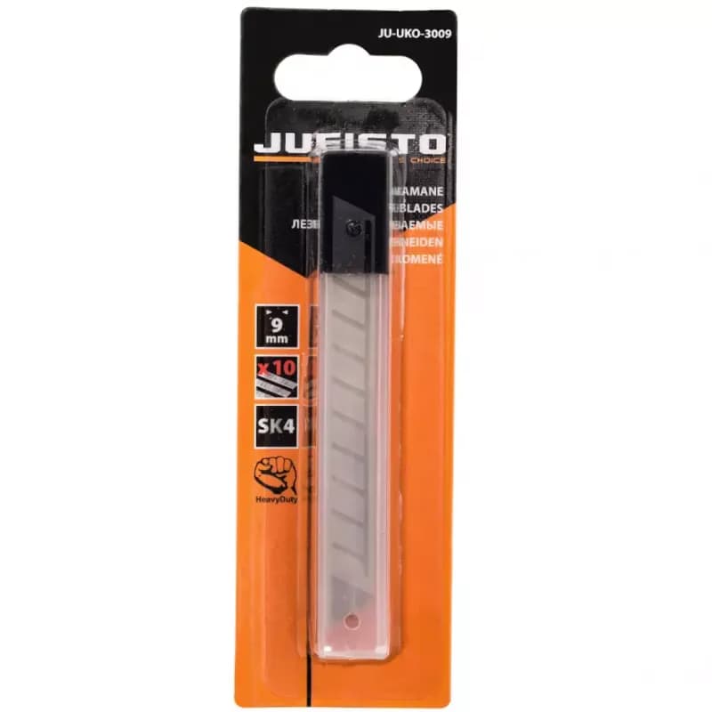 Náhradné čepele pre odlamovacie nože, 9 mm, 10 ks, Jufisto 1