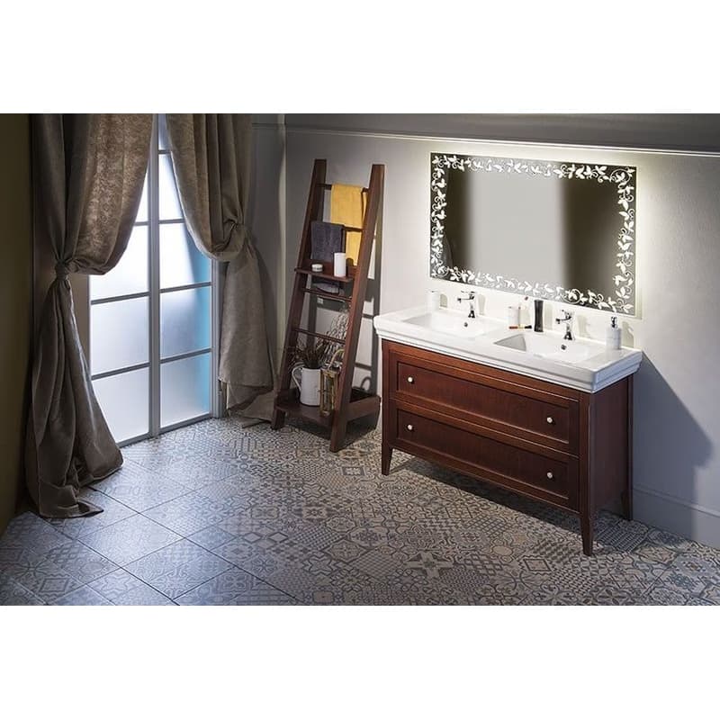 GSI - CLASSIC keramické dvojumývadlo 125x54cm, biela ExtraGlaze 8725111 5