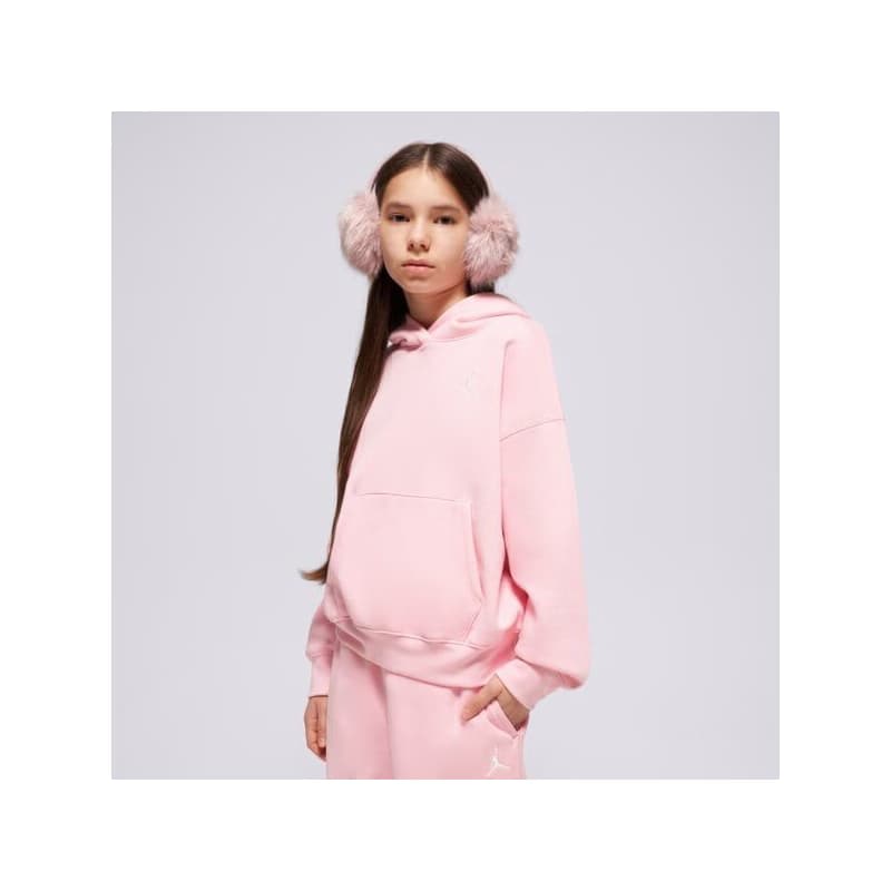 Jordan S Kapucňou Wj Brkn Flc Po Hoodie Girl Ružová EUR 122-128 cm