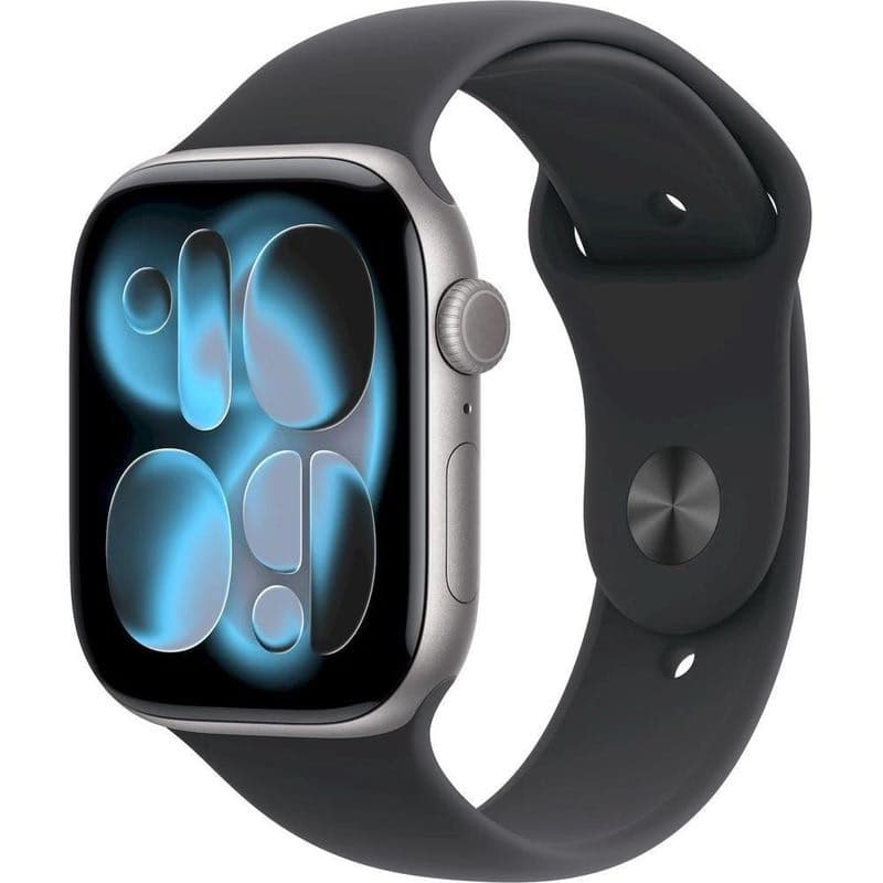 Apple Watch Series 11 GPS + Cellular 46mm Space Grey Aluminium Case with Black Sport Band - M/L 1