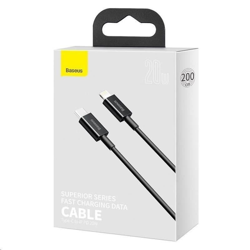 Baseus Superior Series rýchlonabíjací kábel USB/Lightning 2.4A 2m biela 4