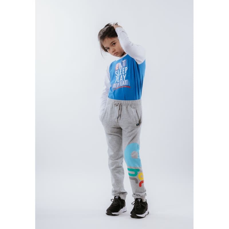 Chlapčenské tričko s dlhým rukávom AUTHORITY KIDS T-EAT-blue 6