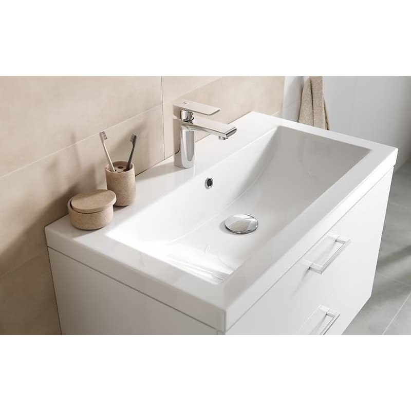 CERSANIT - Stojanková umývadlová batéria SUARO, vrátane výpuste Klik-Klak, chróm S951-236 4